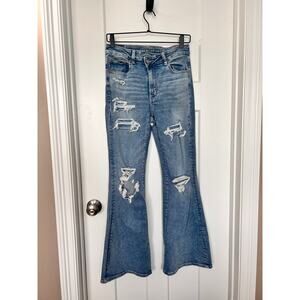 American Eagle Outfitters Light Blue Flare Jeans